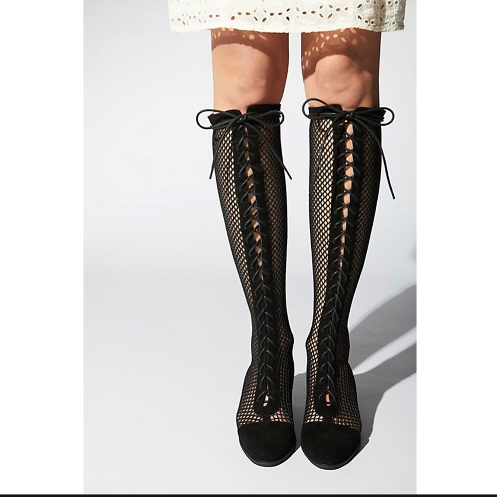 Mesh Joe lace up boot by Jeffrey Campbell